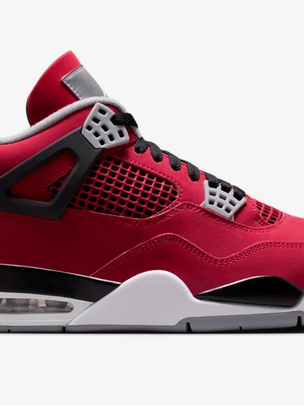 Nike Air Jordan 4 in Red, Black and Grey. Size 11.5